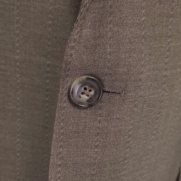 Vintage Ermenegildo Zegna Super 100's Wool 3 Button Sport Coat Blazer 40R - Picture 8 of 13